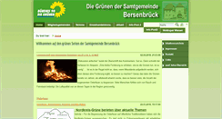 Desktop Screenshot of die-gruenen-bsb.de